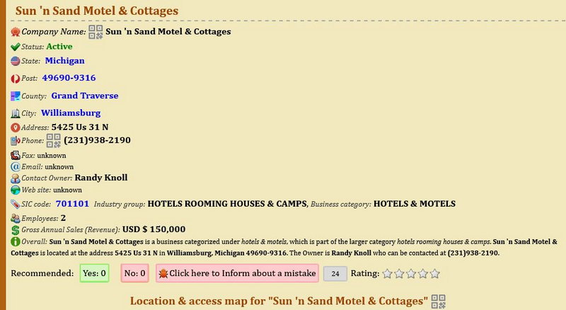 Sun n Sand Motel - From Hotel-Use Dot Org (newer photo)